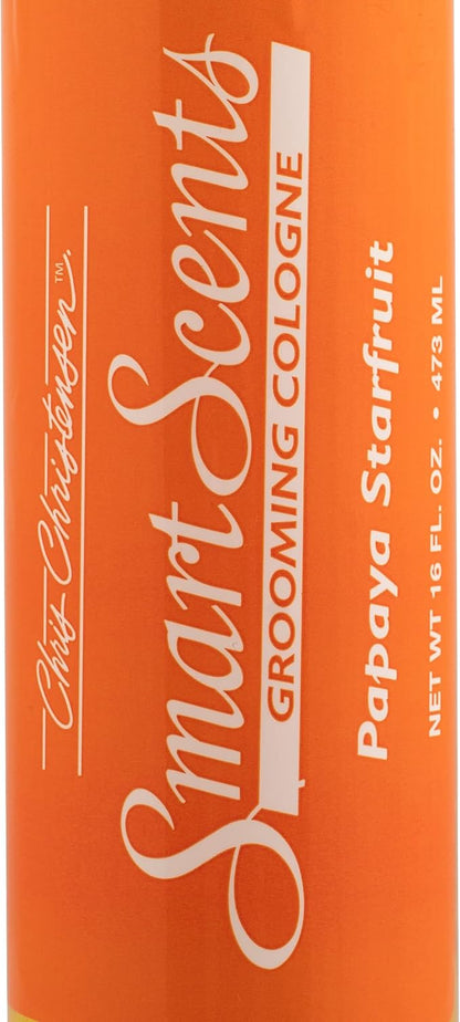 Chris Christensen Smart Scents Papaya Starfruit Grooming Cologne, Groom Like a Professional, Long Lasting, Designer Fragrances, 16 oz