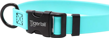 Tiger Tail X Small Sky Blue Dog Collar | Waterproof and Odor-Proof for Active Pets | Durable, Anti-Mat, and Lightweight Design | Made with Premium Coated Nylon | Suitable for Extra Small Breed Dogs