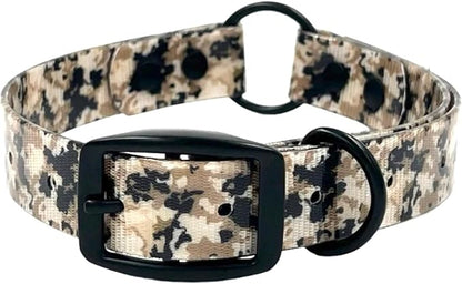 Regal Dog Products Waterproof Camo Hunting Dog Collar with Black Hardware | for Small, Medium, Large, or XL Dogs (Small)