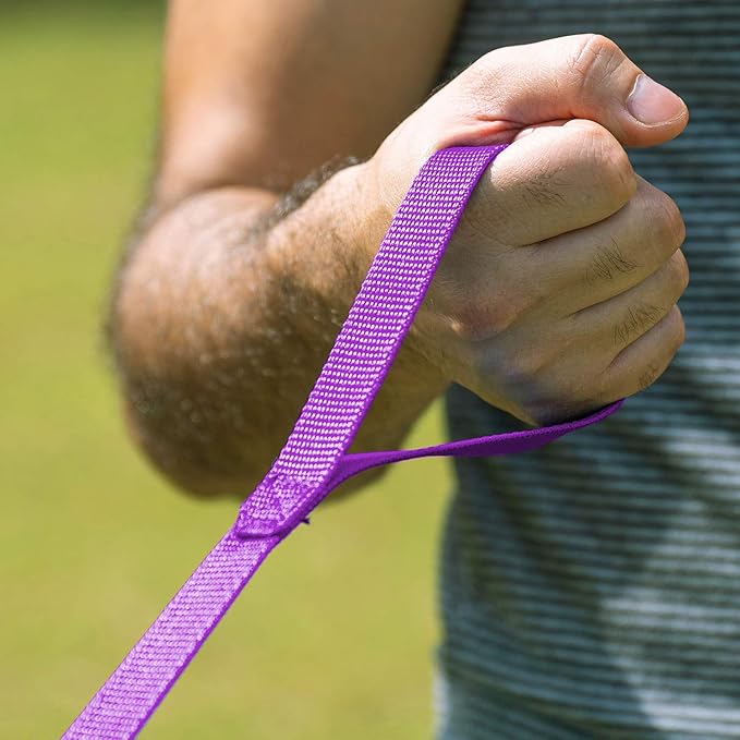 Hi Kiss Dog/Puppy Obedience Recall Training Agility Lead - 15ft 20ft 30ft 50ft 100ft Training Leash - Great for Training, Play, Camping, or Backyard Purple 15 Feet
