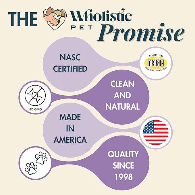 Wholistic Pet Calm & Relaxed - Calming Chews for Dogs - L-Theanine Manages Stress & Separation Anxiety - Melatonin for Dogs Anxiety Relief & Sleep Aid - Daily Dog Calming Treats - Bacon - 90 Chews