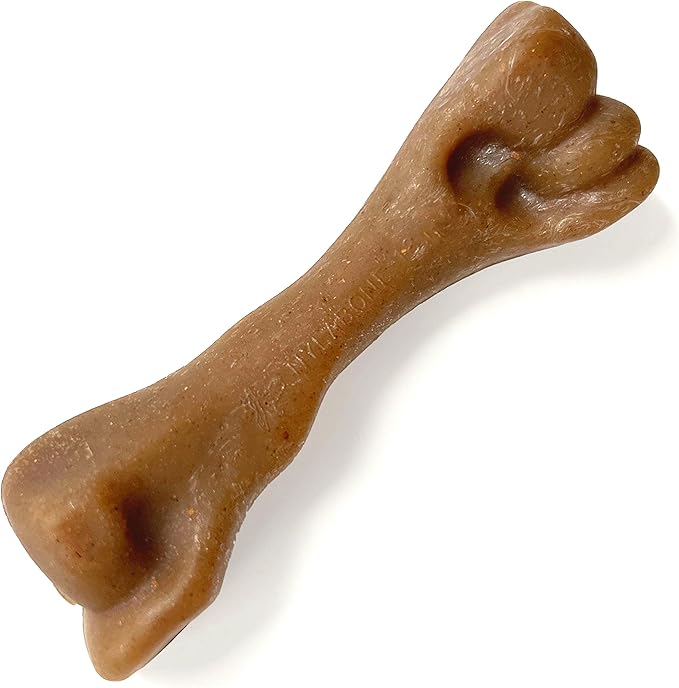 Nylabone Femur Bone Strong Chew Toy for Dogs Made with Real Bison & Venison, Durable Dog Chew Bones for Aggressive Chewers, Long-Lasting Flavor Keeps Dogs Busy, Small Dog Toys - Up to 25 lbs, 1 Count