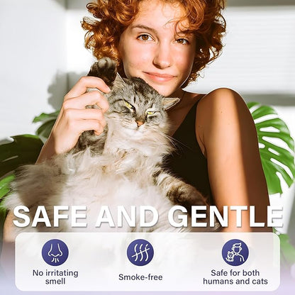Cat Calming Diffuser Refill 9 Pack Pheromone Diffuser to Calm Cats 270 Days Effectively Anti Anxiety Relief Stress Cat Pheromones Calming Refills 48ml/Bottle Fits All Cats And Common Diffusers Plug in
