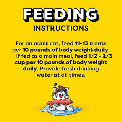 Temptations Classic Crunchy and Soft Cat Treats, Savory Salmon Flavor, 48 oz. Bag