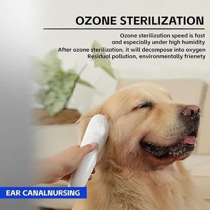 Ear Care Pro for Cats & Dogs- Soothing Relief from Ear Mite & Tick at-Home Ear Comfort with Ozone Technology Cleans Ears & Prevents Infections
