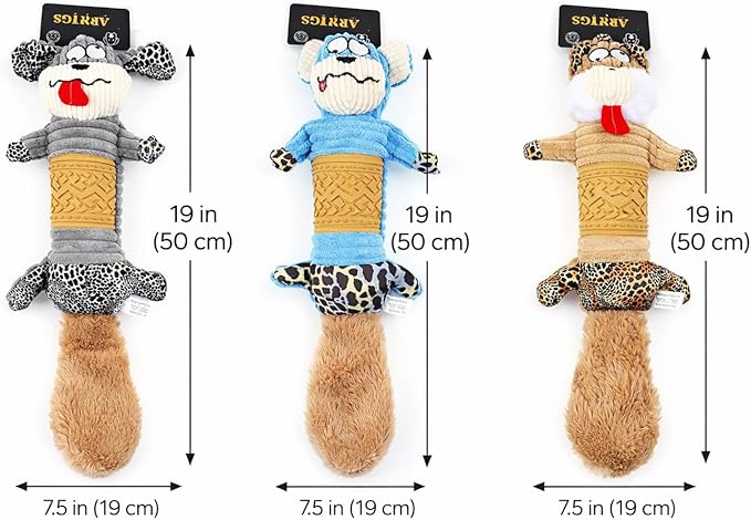 Funny Face Squeaky Plush Dog Toy for Small & Medium Dogs – Soft Stuffed Toy for Indoor Play, Boredom Relief & Gentle Chewing