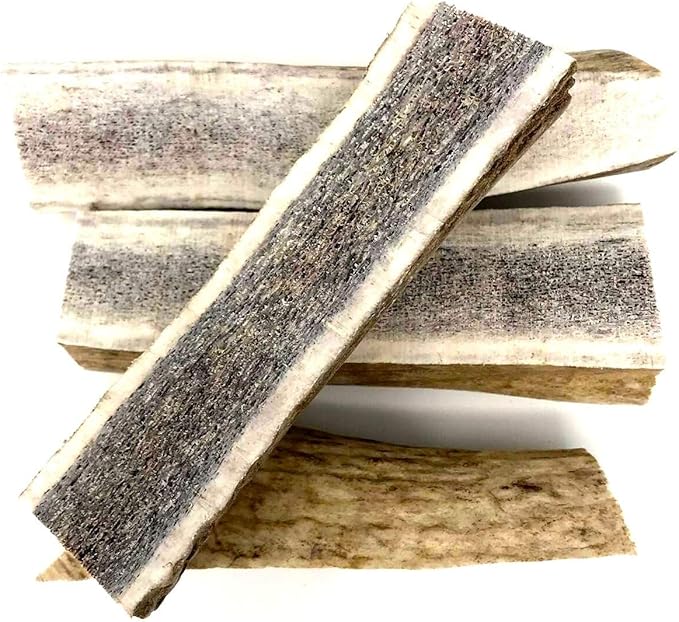 peaksNpaws Premium All-Natural Grade A Split Elk Antlers for Dogs – Naturally Shed in The Rocky Mountains – No Additives, No Preservatives - Healthy and Delicious Treat - Made in USA - S/M Split