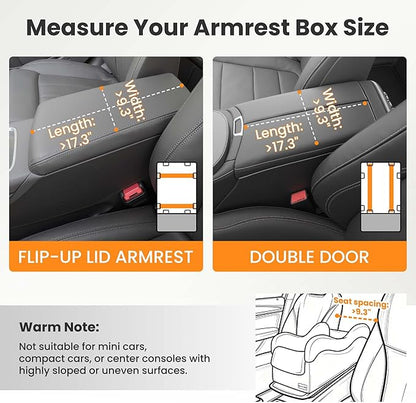 Mavora Max Portable Small Dog Seat for Car, Luxury Center Console Dog Car Seat Booster with Safety Tethers, Anti-Collapse Pet Travel Carseat for SUV, Truck (Black/Brown)