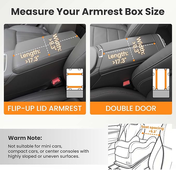 Mavora Max Portable Small Dog Seat for Car, Luxury Center Console Dog Car Seat Booster with Safety Tethers, Anti-Collapse Pet Travel Carseat for SUV, Truck (Dark Grey/White)