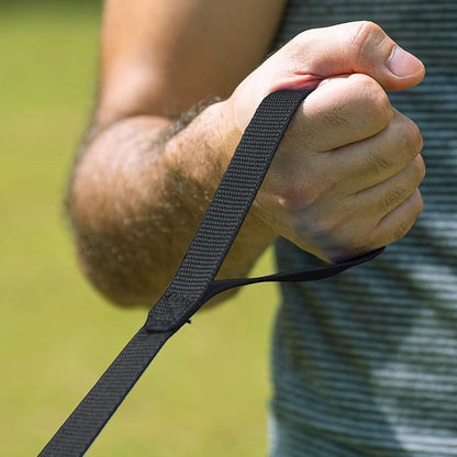 Hi Kiss Dog/Puppy Obedience Recall Training Agility Lead - 15ft 20ft 30ft 50ft 100ft Training Leash - Great for Play, Camping, or Backyard - Black 20ft