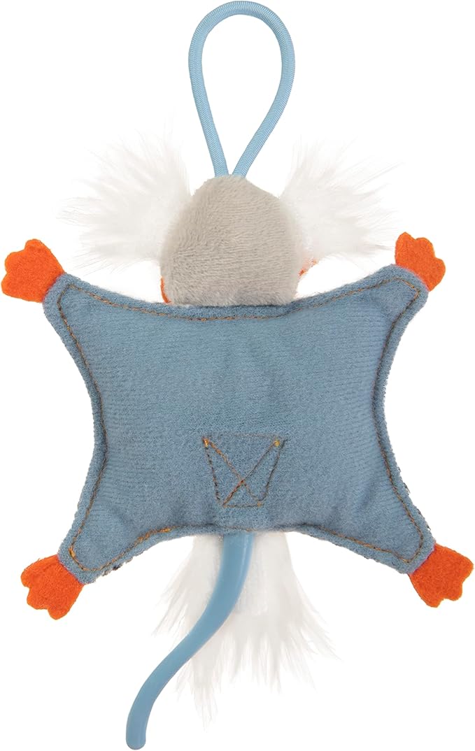 Instincts by SmartyKat HappyNip Soarin' Squirrel Crinkle Launcher Plush Interactive Cat Toy, Contains Catnip & Silvervine - Multicolor, One Size