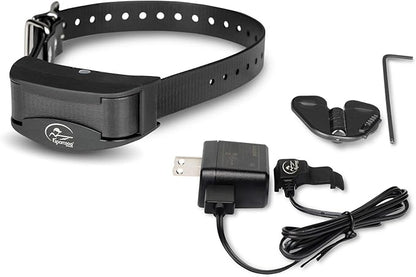 SportDOG Brand NoBark 10 Collar, Dog Bark Collars, Rechargeable, Programmable Bark Collar, Silent Partner Technology, Two Modes of Operation, Waterproof Collar (Black)