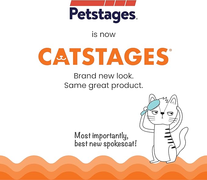 Catstages Squeak Squeak Mouse Cat Toy with Touch-Activated Sound & Catnip, Gray (Pack of 2)