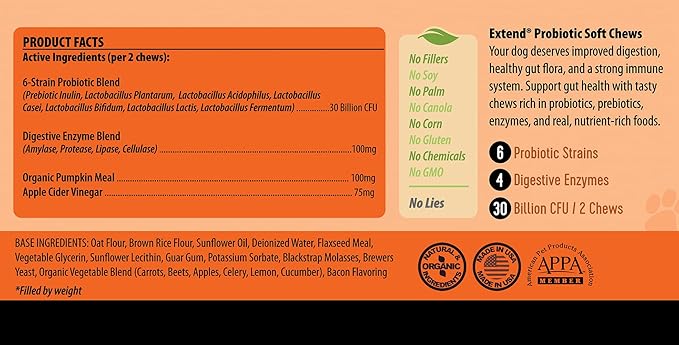 Extend - Joint Care and Probiotic for Dogs. Combo Special!