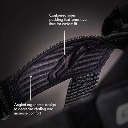 EzyDog Express Dog Harness - Adjustable Dog Harness for Large, Medium, and Small Dogs with Padded Ergonomic Anti-Chafing Design, Grip Handle, & Easy Side Buckle (Gray, XL)