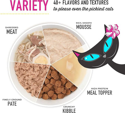 Tiki Cat Baby, Chicken Tuna & Chicken Liver Shreds, High-Protein and Flavorful, Wet Cat Food for Kittens 8 Weeks Plus, 2.4 oz. Cans (Pack of 12)