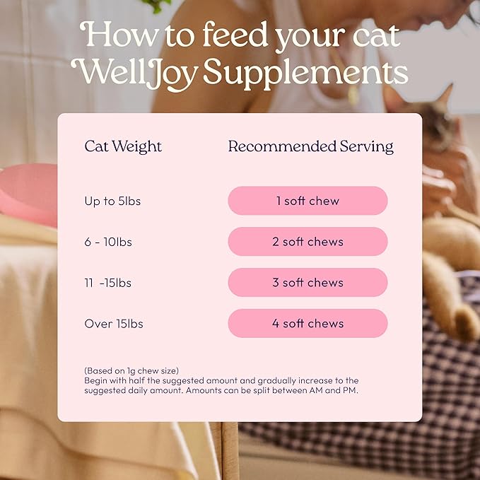 New! WellJoy Cat Supplement Urinary+ GutBoost | Cat Health Supplement | Supports Urinary Tract Health | Dual-Benefit GutBoost Formulation | Vet Formulated | USA Made | Chicken Flavor | 90 Soft Chews