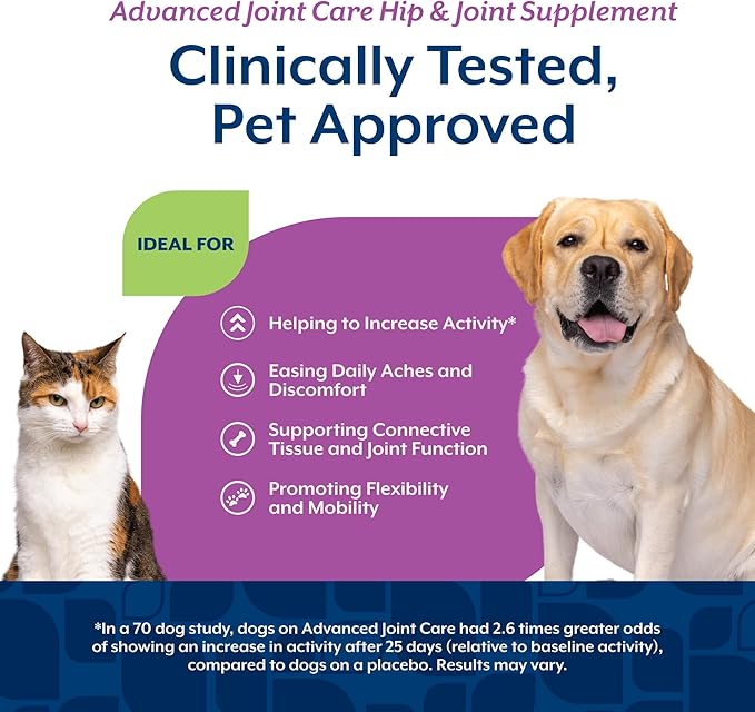 NaturVet ArthriSoothe-Gold Level 3 Advanced Joint Care for Dogs – Soft Chew Dog Supplement with Glucosamine, MSM, Chondroitin & Hyaluronic Acid – Wheat-Free Pet Supplements – 180 Ct.
