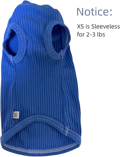 Sphynx Cats Shirt Cat Turtleneck Cotton Sweater Pullover Kitten T-Shirts with Sleeves Cat Pajamas Jumpsuit for Sphynx Cornish Rex, Devon Rex, Peterbald (X-Small, Deep Blue)