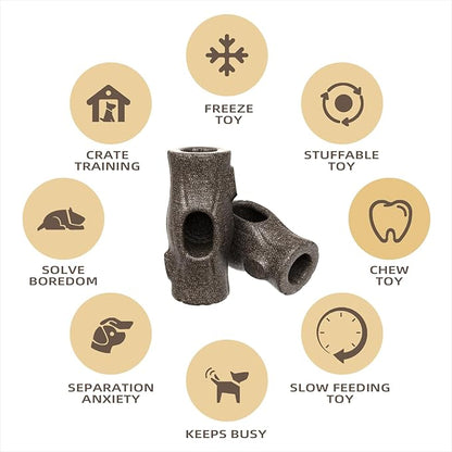 Dog Toys for Aggressive Chewers,Indestructible Dogs Toy for Large/Medium Breed,Frozen Dog Treat Holder to do Keep Them Busy to Reduces Anxiety