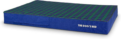The Dog’s Bed Orthopedic Memory Foam Dog Bed XXL Black Watch Tartan, Pain Relief for Arthritis, Hip & Elbow Dysplasia, Post Surgery, Lameness Supportive, Waterproof Washable Cover, Veterinary Approved