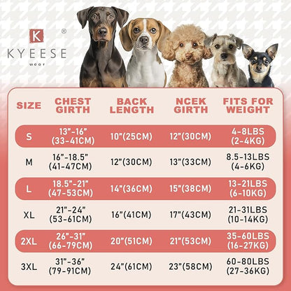 KYEESE 3Pack Dog Sweater, Soft Puppy Sweatshirt Stretchy Pullover Dog Sweater for Small Dogs Girl Boy, Lightweight Fleece Cat Shirt Pet Clothes with Sleeves, M