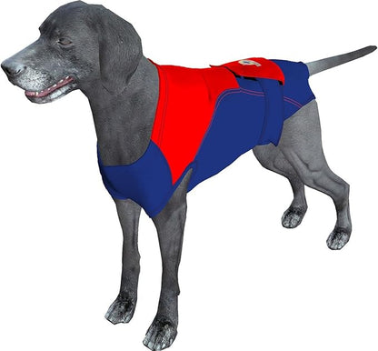 SurgiSnuggly Veterinary Invented Dog Surgical Recovery Suit for Female or Male Dogs,Spay, Neuter Onesie,The Original Surgical Recovery Bodysuit for After Surgery Small, Medium, Large Dogs MS BR