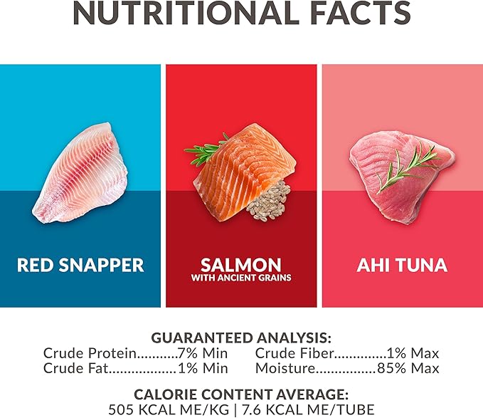Wild Eats Simply Puree Variety Tub for Cats | 48 Individual Servings of All-Natural, High-Protein Puree Treats | Includes Multiple Flavors | Grain-Free, No Artificial Additives, Smooth Texture