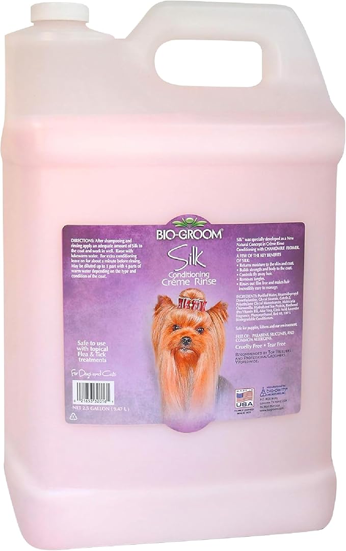 Bio-Groom 32025 Silk Conditioning Creme Rinse 2.5 Gallon
