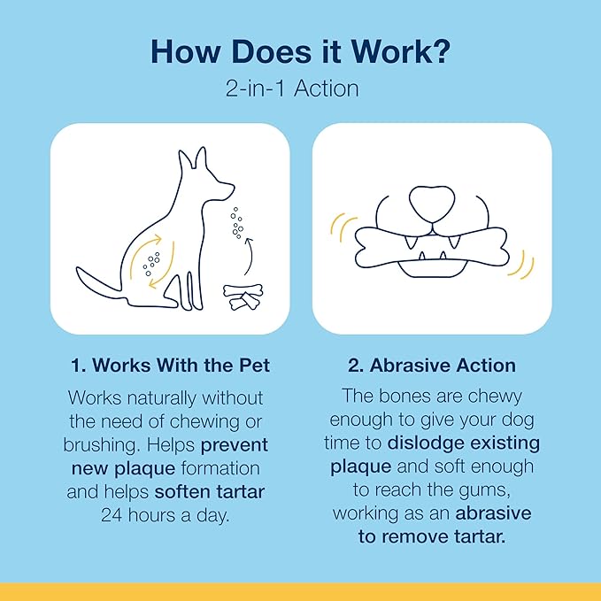 Proden PlaqueOff System Dental Care Bones for Dogs - Vegetable 17 oz