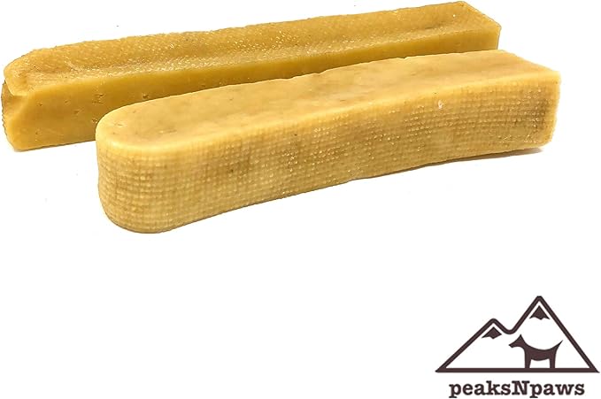 peaksNpaws Premium Yak Cheese Dog Treats - Natural Yak Chews from Himalayan Mountains - Grain Free, Lactose Free - Easily Digestible, 100% Eco-Friendly Packaging (3 Lb. Bag)