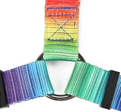 Adjustable Dog Harness, Vibrant Print, Multicolor, Pattern-A, S (Chest Girth 14.2"-19.7"), Unique Printing; Easy to Use
