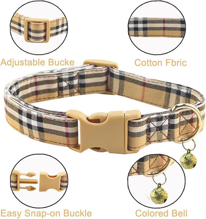 SuperBuddy Dog Collar and Leash,Breathable Adjustable Dog Collar-Safe Buckle-Collars for Small Medium Large Pet
