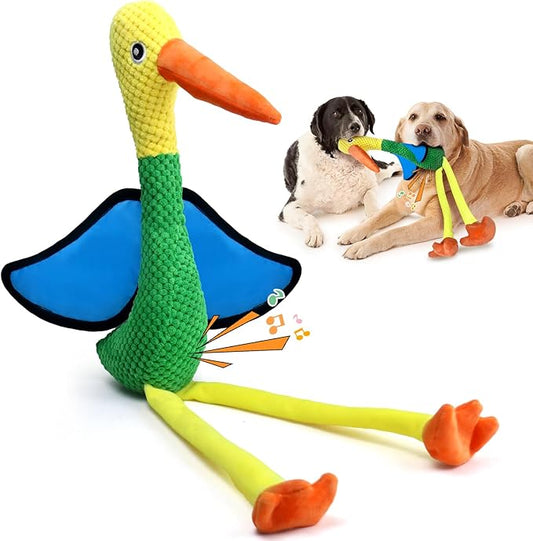 Fuufome Large Squeaky Dog Toys - Plush Crinkle Dog Toy for Small, Medium, and Large Breeds - Fun for Indoor Puppies and Senior Pups Playing