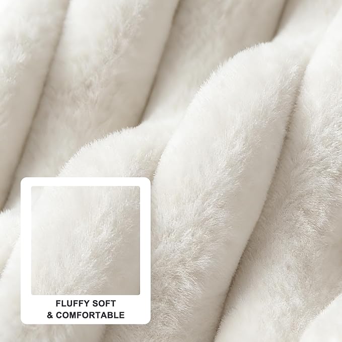 FURTIME Dog Bed for Small Medium Dog, Washable Orthopedic Pet Bed with Removable Cover, Rectangle Soft Calming Sleeping Puppy Bed Durable Pet Cuddler with Anti-Slip Bottom, Cream, M (25"x21"x7")