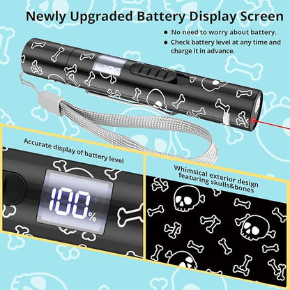 Interactive Cat Toys with 7 Adjustable Mode, Battery Level Display Screen,USB Rechargeable & Portable – Cat Toy for Indoor Cats,Training & Exercise Fun
