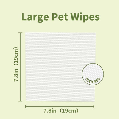 400 Unscented Pet Wipes for Paws and Butt Plant Based Hypoallergenic Pets Cleansing & Deodorizing Anal Gland Hygienic Puppy Wipes for Dogs Face and Body Cat Wipes Cleaning Fur Doggie Wipes Doggy Wipes
