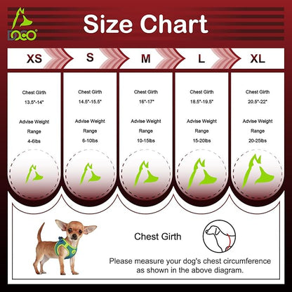 DOCO Dog Harness for Medium Sized Dog - Athletica Adjustable, No Pull, No Choke, Puppy Vest Lightweight Air Mesh, Reflective, Puppy Essentials – Turquoise, Medium (Chest 16"-17", Weight 10–15 lbs)