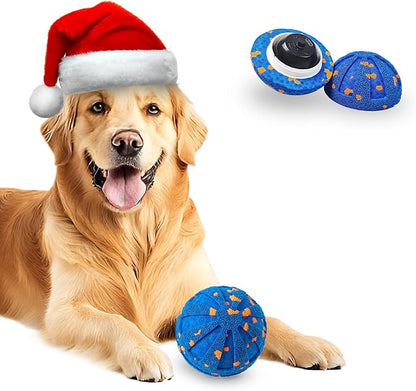Interactive Dog Toys Ball, Automatic Moving, Bouncing Chew Toys, E-TPU Material, Suitable for Large and Medium-Sized Dogs, Used for Boredom Relief and Daily Training, USB Rechargeable