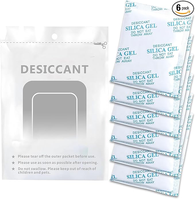 aidowocam Pet Food Desiccant Bag, Replaced Desiccant for Automatic Cat dog Feeders, Keep Cat Food Dog Dry and Fresh- 6 Packs