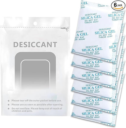 aidowocam Pet Food Desiccant Bag, Replaced Desiccant for Automatic Cat dog Feeders, Keep Cat Food Dog Dry and Fresh- 6 Packs
