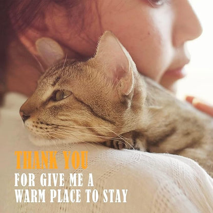PETNF Outdoor Pet Heating Pad - Waterproof Electric Warming Mat Blanket Safe Heated Bed for Feral Cat Dog & Cat House, Winter Outdoor Use 28"X16"