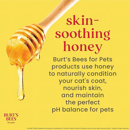 Burt's Bees for Pets Cat Dander Remover Wipes with Colloidal Oat Flour - Pet Dander Remover Cat Wipes for Allergy Relief, Dry Skin Relief for Cats and Kittens, 50 Count