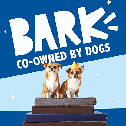 Barkbox Orthopedic Dog Bed | Comfortable Memory Foam Mattress for Joint Relief | Head and Neck Support Waterproof with Non Skid Bottom | Calming Durable Bed with Washable Cover | Large, Stripe