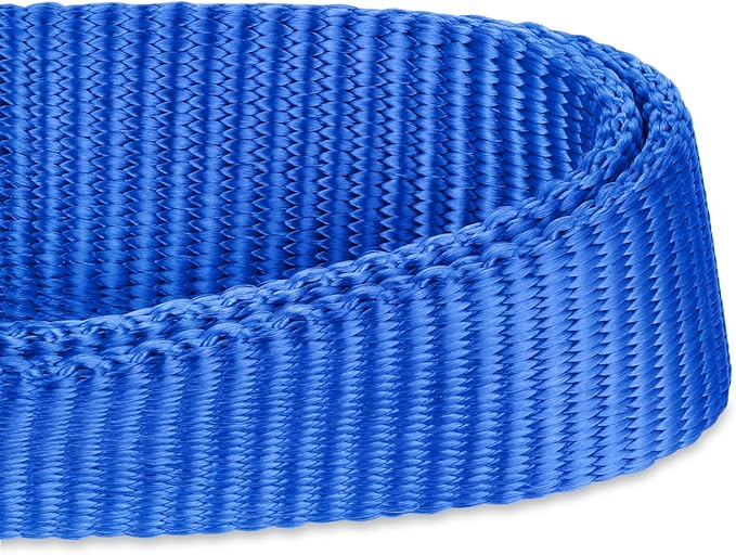 Hyhug Dog Collar for Large Dogs, Heavy Duty Blue| Quick Release Nylon Buckle Collar, Adjustable & Durable Pet Supplies for Boy & Girl Dogs (Large, Bright Blue)