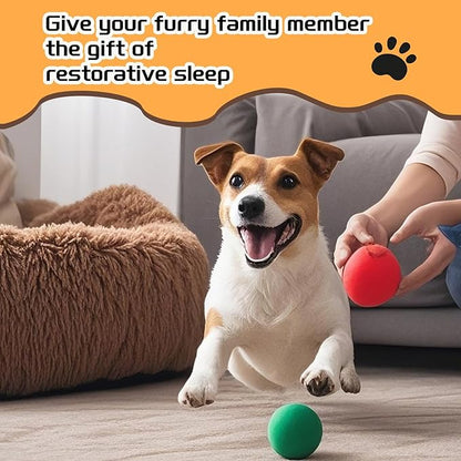 Comfort Donut Dog Bed for Small Dogs, Cat Bed & Pet Bed for Indoor Use, Medium Size with Soft Plush, Round Dog Beds for Large Dogs and Cats(Coffee, 32''Lx32''Wx8''Th)