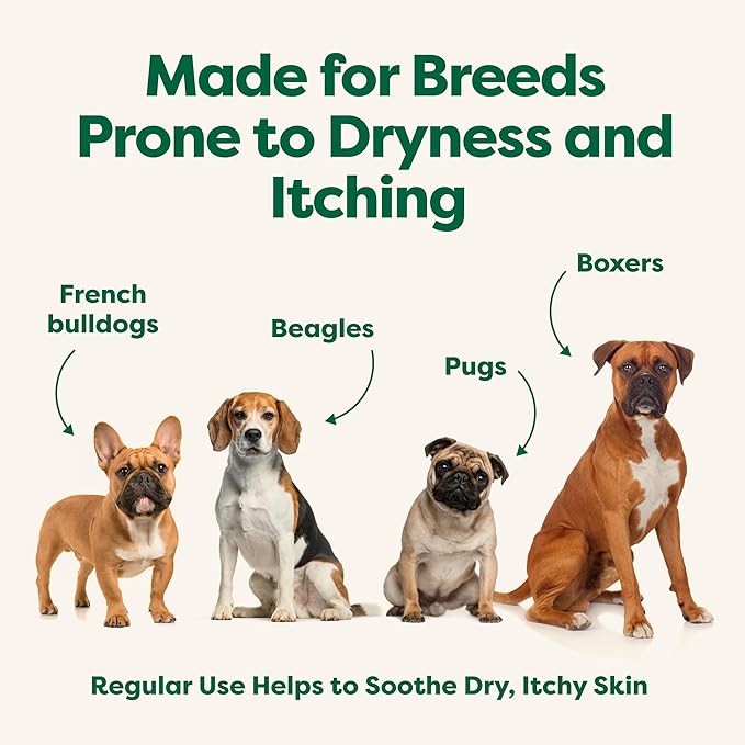 Earth Rated Hypoallergenic 3-in-1 Soothe Dog & Puppy Shampoo & Conditioner, Deodorize 98.5% Natural, 16 oz