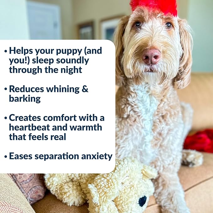Snuggle Puppy SmartPetLove Special Edition Toys - Heartbeat Puppy for Dogs - Pet Anxiety Relief and Calming Aid - Comfort Dog Toys for Behavioral Training in Doodle