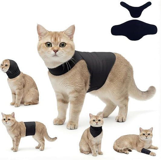 DAJIDALI® Dog & Cat Anxiety Vest & Female Spay Recovery Suit – Silent No-Velcro Calming Wrap – Universal Fit for All Breeds (Including Corgi & Frenchie)