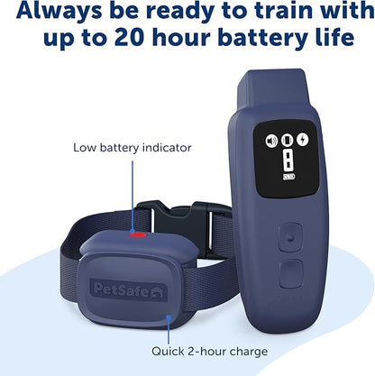 PetSafe Basic Dog Trainer with Remote - Effective Dog Training - 15 Levels of Static Correction - Waterproof Collar - Rechargeable Training Collar - Compact Remote Transmitter